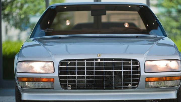 Front Pose Of 1980 Ferrari Pinin Prototipo in White